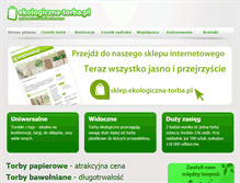 Tablet Screenshot of ekologiczna-torba.pl